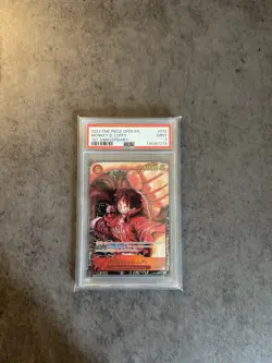 2023 ONE PIECE OP05-AWAKENING OF THE NEW ERA #012 MONKEY D. LUFFY PSA 9 - Image 1