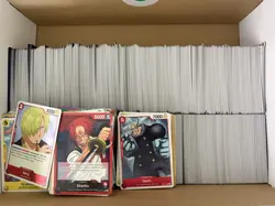 One Piece CCG Monkey D Luffy Shanks Gold Roger, Sec, Alt Art Retirement Card Lot - Image 2