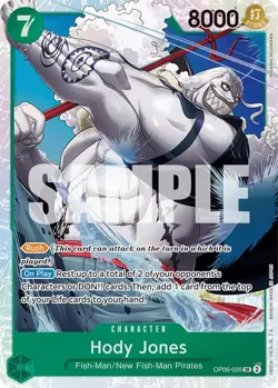 Foil - Hody Jones (035) - OP06 / NM / English One Piece TCG - Image 1