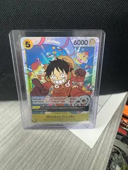 Monkey.D.Luffy OP07-109 - One Piece TCG - SR Super Rare NM English Foil - Image 1
