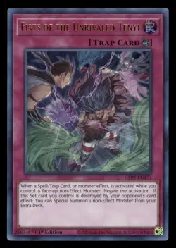 Yugioh Fists of the Unrivaled Tenyi #GFP2-EN174 Ghosts the Past: 2nd Haunting LP - Image 1