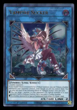 Yugioh Vampire Sucker #GFP2-EN150 Ghosts From the Past: The 2nd Haunting LP - Image 1
