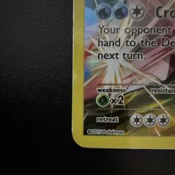 Pokemon TCG Palkia XY75 XY Promo Full Art Holo Basic HP 120 English 2015 - Image 2