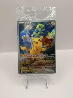 Pokemon TCG Pikachu SVP 27 Black Star Promo SEALED - NM Eng - Image 1