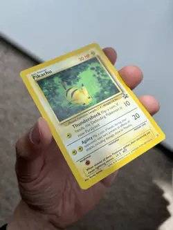 Pokemon TCG Pikachu 27 WotC Promo Black Star NM/LP - Image 2