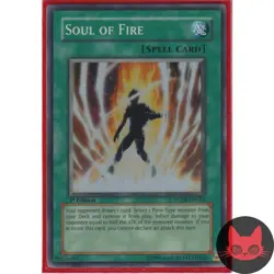 Yugioh Soul of Fire FOTB-EN031 Super Rare 1st Edition NM - Image 1