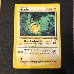 Pokemon TCG Pikachu #27 Black Star Promo Card Near Mint - Image 1