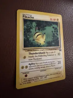 Pokemon Pikachu TCG Black Star Promo Card 27 Excellent Con - Image 2