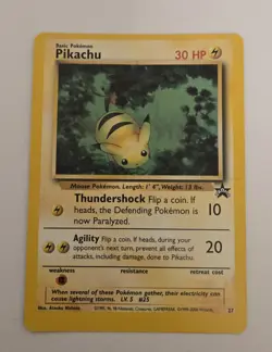 Pokemon TCG: Pikachu - Black Star Promo #27 (NM) - Image 1