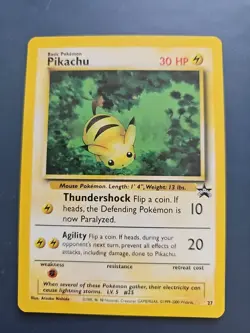 Pokemon TCG Pikachu Black Star Promo 27 - Image 1