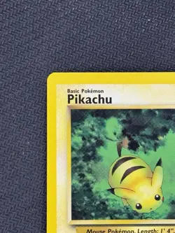 Pokemon TCG Pikachu 27 Black Star Promo Wotc Near Mint - Image 2