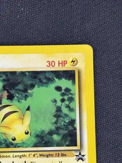 Pokemon TCG Pikachu 27 Black Star Promo Wotc Near Mint - Image 3