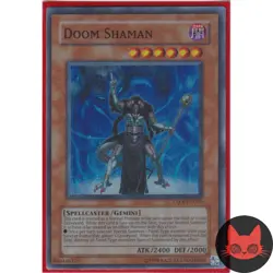 Yugioh Doom Shaman TAEV-EN025 Super Rare NM - Image 1