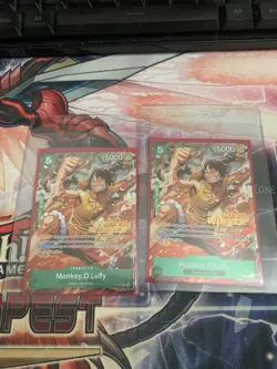 Monkey.D.Luffy (OP16 Release Event Winner) P-135 One Piece Promotion Cards Foil - Image 1