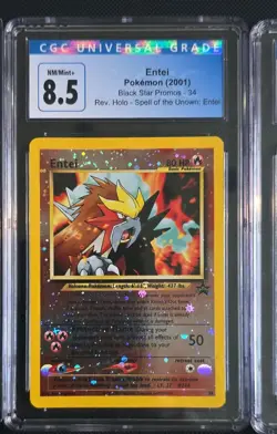 Pokemon TCG Graded Japanese 3-Card Lot: Mewtwo VSTAR 031/071 + Entei 34 - Image 3