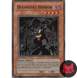 Yugioh Doomsday Horror PTDN-EN022 Super Rare 1st Edition NM - Image 1