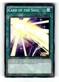 Card of the Soul TDIL-EN068 Common The Dark Illusion Yu-Gi-Oh 1st Edition NM - Image 1
