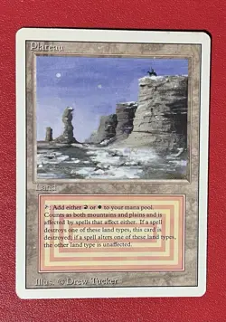 Plateau Revised Edition Dual Land Magic the Gathering Card - Image 1