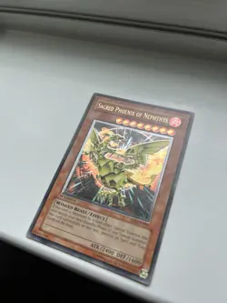 Yugioh Sacred Phoenix of Nephthys FET-EN005 1st Edition Ultimate Rare Holo - NM - Image 1