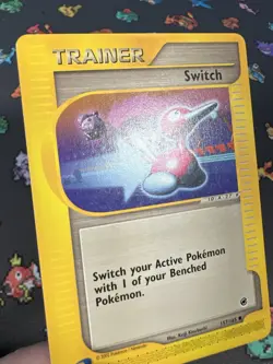 Switch #157 Expedition Base Set 2002 157/165 E-Reader Trainer Pokemon Card - Image 3