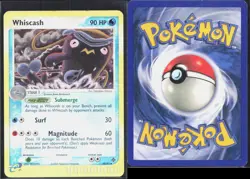 WHISCASH 48/97 UC DRAGON POKEMON REVERSE HOLO LP/NM - Image 1