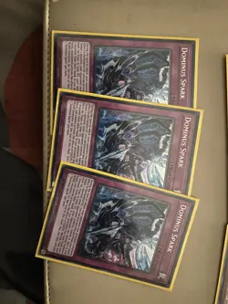 3 x YUGIOH DOMINUS SPARK SECRET RARE 1ST NEAR MINT BLZD-EN077 PLAYSET - Image 1