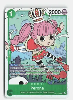 Perona OP12-034 Super Rare Legacy of the Master One Piece Foil Near Mint - Image 1