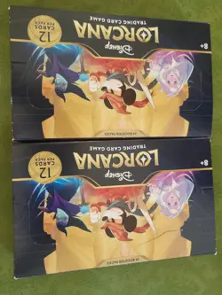 X2 Disney Lorcana: The First Chapter Booster Box FIRST PRINT RUN CM1 - Image 1