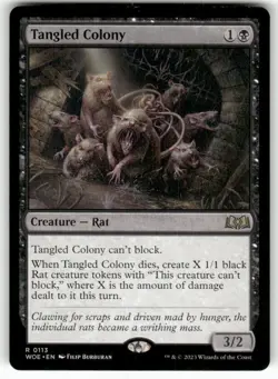 Tangled Colony 113 Rare Wilds of Eldraine Magic: The Gathering Near Mint - Image 1