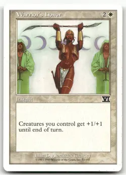 Warrior's Honor #53 (NM) Classic Sixth Edition 6ED Magic MTG - Image 1