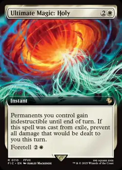 Ultimate Magic: Holy (Extended Art) [FINAL FANTASY Commander] Magic MTG - Image 1