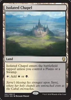 x1 Isolated Chapel R MTG Dominaria M/NM, English - Image 1
