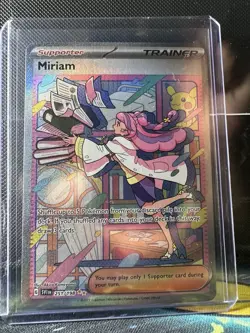 Pokemon TCG Miriam Holo Card 251/198 Scarlet & Violet Base Set NM - Image 1