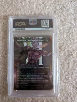 MTG FINAL FANTASY SEPHIROTH, FABLED SOLDIER BORDERLESS FOIL PSA 10 - Image 5