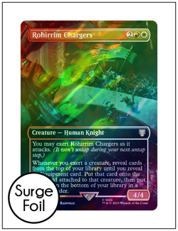 1x Rohirrim Chargers, Surge Foil 0540, LOTR, Magic MTG NM - Image 1