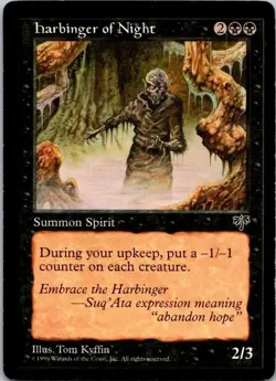 MTG Magic The Gathering Harbinger of Night Mirage See Scan A - Image 1