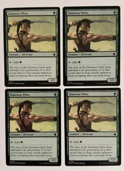 Llanowar Elves x4 Playset FDN | Foundations | NM | MTG - Image 1