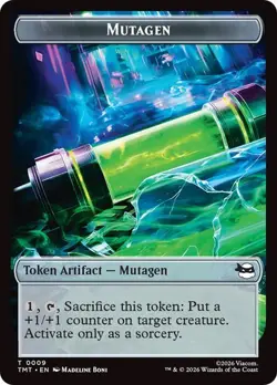 4x Mutant/Mutagen Token, TMNT Tokens, MTG Token, 4 pack, Magic the Gathering - Image 2
