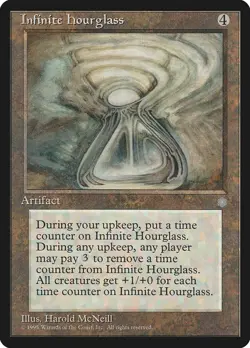 Infinite Hourglass - MtG Ice Age - Rare NM 1995 - Image 1