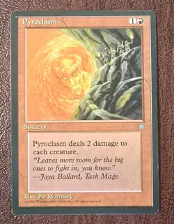 Pyroclasm - MtG Ice Age - Uncommon NM 1995 - Image 2