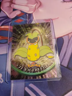 VTG 1999 Topps Pokemon Black Logo TV Holo Foil Textured #71 Victreebel Card RARE - Image 1