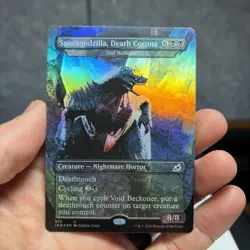 Spacegodzilla, Death Corona Borderless FOIL NM Magic the Gathering Ikoria MTG - Image 1