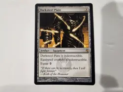 Darksteel Plate MTG Magic The Gathering Mirrodin Besieged 104 NM - Image 1