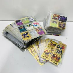 Unsorted Pokemon TCG Common, Uncommon and Rare Trading Cards (9 Card Sheets) - Image 1