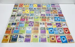 Unsorted Pokemon TCG Common, Uncommon and Rare Trading Cards (9 Card Sheets) - Image 5
