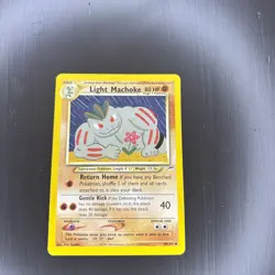 Pokemon Card - Neo Destiny 49/105 - LIGHT MACHOKE (uncommon) - Image 1