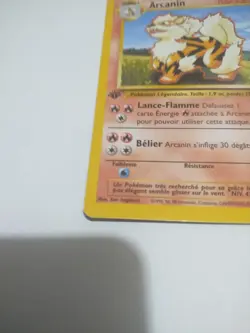 1999 Pokemon Base Set 1st Edition French Card Arcanine / Arcanin 23/102 - Image 5