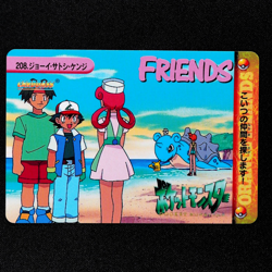 Pokemon Card Nurse Joy Ash Tracey 208 Bandai Carddass '99 Anime Collection F3355 - Image 2