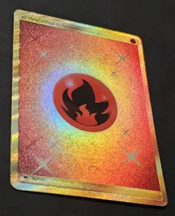 Fire Energy Gold Secret Rare 2017 Burning Shadows Sun & Moon MINT Pokemon Card - Image 2