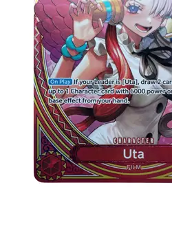 Uta EB03-003 SP - One Piece Card Game - Parallel Alt Art AA Heroines Edition NM - Image 4